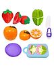 FunBlast Realistic Cutting Fruits Play Set Toys with Chopping Board & Knife 6 Pcs