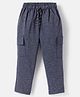 Rikidoos Solid Pocket Detailed Joggers - Navy Blue