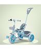 Baybee Beagle Pro 2 in 1 Baby Tricycle for Kids, Plug N Play Kids Tricycle with Parental Push Handle, Eva Wheels, Footrest & Baskets | Kids Cycle Trikes | Baby Cycle - Blue