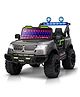 Baybee Helenta 4×4 Battery Operated Jeep for Kids, Ride on Toy Kids Car with RGB Windshield Light & Music | Baby Big Battery Car Toys for Kids | Electric Jeep Car for Kids to Drive (Grey)