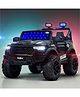 Baybee Battery Operated Jeep for Kids, Ride on Toy Kids Car with Windshield Light & Music | Baby Rechargeable Battery Car | Electric Jeep Car for Kids (Black)