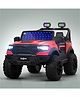 Baybee Battery Operated Jeep for Kids, Ride on Toy Kids Car with Windshield Light & Music | Baby Rechargeable Battery Car | Electric Jeep Car for Kids (Red)
