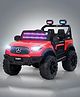 Baybee Renegade Battery Operated Jeep for Kids, Ride on Toy Kids Car with Windshield Light & Music | Baby Rechargeable Battery Car | Electric Jeep Car for Kids (Red)