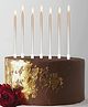 Party Anthem Gradient Candle Gold - Pack of 6