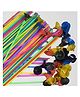 Party Anthem Balloon Sticks & Cups Multicolor - Pack of 50