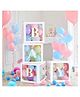 Shopperskart balloon box baby for baby shower decoration items girl & boy decoration-Pack of 4 - White