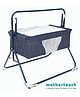 Mothertouch Wonder Cradle Cum Bassinet Polka Dots - Blue
