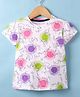Doreme Cotton Knit Half Sleeves Top With Girls Wanna Have Fun Text Print - Lavender