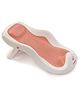 LuvLap Baby Bath Seat for 0-12 Months, Durable Non-Slip and Comfortable Bather for Infants and Toddlers  Pink