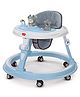 LuvLap 360° Joy Baby Walker for 9+ Months, 3 Level Height Adjustment, Switchable Food & Musical Toy Tray, Advanced Baby Activity Walker  Blue