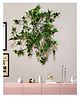 Homesake Artificial Star-Shaped Hanging Vine Plants silk cloth creeper leaves for wall, room, balcony décor (no pot) Set of 2