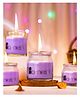 Homesake Organic Aroma Candles Wax 4 X 70g Each, Aromatic Scented Fragrance up to 15 Hours, Best Gift, Lavender