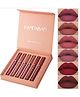 HANDAIYAN Pack of 6 Multicolor Matte Lipsticks Shade A