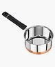 ZEBRA ULTIMATE KITCHENWARE Stainless Steel Copper Bottom Saucepan - 15 cm, 1.2 Ltrs (10