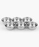 ZEBRA ULTIMATE KITCHENWARE Stainless Steel Veg Bowl/Katori/Vati - 9 cm, 140 ML (Set of 6) (5