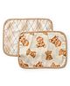 Fancy Fluff Set of 2 Organic Rai Pillow Cover - Cuddle Bear
