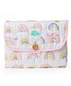 Fancy Fluff Organic Portable Changing Mat - Rainbow Dreams