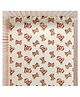 Fancy Fluff Organic Cot Bedsheet - Cuddle Bear