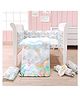 Fancy Fluff  7 Pc Organic Baby Cot Bedding Set -  Sea Fantasy