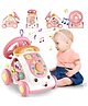 YAMAMA Musical Toys For Kids Dreaming Party Universal Wheel Phone Vehicle Car Kids Toys With Lights And Music Educational Kids Development Toys - Pink