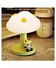 YAMAMA PoPo Panda Soft Silicone Bedside Table Lamp LED Animal Night Light Kawaii Light Up USB Rechargeable Panda Touch Light - Multicolor