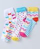 Pine Kids Ankle Length Socks with  Polka Dots Design Pack Of 3 (Colour May Vary)