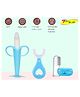 Joy Buzz Silicone  Toothbrushes Pack Of 3 - Blue