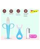 Joy Buzz Silicone  Toothbrushes Pack Of 3 - Pink