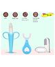 Joy Buzz Silicone  Toothbrushes Pack Of 3 - White