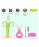 Joy Buzz Silicone Toothbrushes Pack Of 3 - Light Green