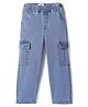 Mark & Mia Denim Full Length Jeans With Cargo Pocket Detailing  - Light Blue