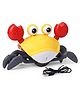 House of Kids Dancing Crawling Crab Interactive Early Learning Educational Toy - Yellow & Red