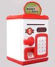 House of kids ATM Piggy Bank Money Saving Bank for Real Money Cash Coin School Bag Style Musical Money Safe | Roll Of Paper Money Bank with Finger Print Sensor  (Colour May Vary)