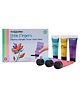 Scoobies Little Fingers Gleamy Metallic Finger paints | Set of 6