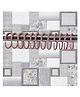 KOOKEE Shower Curtain Rings, 12 C shape Hooks - (JS160913) Peach