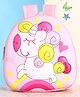 Polo Class Unicorn Printed Hard Shell Backpack Pink - Height  11 Inches