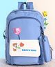 Polo Class Bear Printed School Bag Light Blue - Height 18 Inches