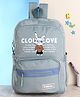 Polo Class Fairy Printed School Bag Light Grey - Height 18 Inches