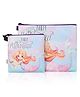 Echo Boomers New Twin Mermaid Printed Folder Set Jr. Water-Resistant Cushioned Padded for Organizing and Travel