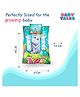 Baby Tales Baby Mattress Set with Pillow & Bolster Kitty Print - Blue