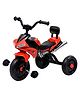FunRide R1 Kids Tricycle  Front Headlight and Musical Trike for Indoor and Outdoor - Red