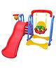 eHomeKart Playgro Wavy Garden Slider with Two Slope Options & Swing Combo for Kids - Multicolor