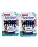 New Pinch Glitter Tattoo Pens for Kids 6 Colors Washable Tattoo Pens (pack of 2)