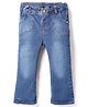 Simply Premium Full Length Solid Denim Jeans - Light Blue
