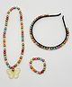 Lime By Manika Set Of 3 Pearls Embellished & Butterfly Detailed Hair Combo Set - Multi Colour