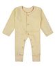 Superminis Full Sleeves Striped Thermal Romper - Yellow