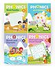 Phonics Reader Set of 4 Books Alphabet Sounds with Short and Long Vowel Sounds - English