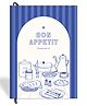 7mm Recipe Journal | Bon Appetit | Make your own Recipe and Cook Book | Kitchen Essential | A5 Size | 4 Sticker sheets | Hardbound and Laminated | 14.8 X 21 cms | Blue