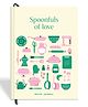 7mm Recipe Journal | Spoonfuls of Love | Make your own Recipe and Cook Book | Kitchen Essential | A5 Size | 4 Sticker sheets | Hardbound and Laminated |14.8 X 21 cms | Green