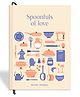 7mm Recipe Journal | Spoonfuls of Love | Make your own Recipe and Cook Book | Kitchen Essential | A5 Size | 4 Sticker sheets | Hardbound and Laminated |14.8 X 21 cms | Beige